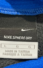 Load image into Gallery viewer, Nike Mens Blue Dark Gray Short Sleeve Full-Zip Cycling Jersey Size Large