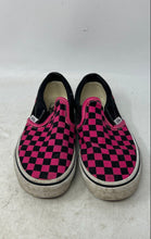 Load image into Gallery viewer, Vans Girls Classic 721356 Pink Black Checkerboard Slip-On Sneakers Shoes Size 2