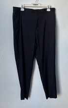 Load image into Gallery viewer, H&M Mens Black Flat Front Pockets Slim Fit Straight Leg Dress Pants Size 36R