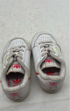 Load image into Gallery viewer, Adidas Unisex Kids Continental 80 White Leather Lace Up Sneaker Shoes Size 5