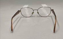 Load image into Gallery viewer, Authentic Versace Women's Silver-Tone Brown Frame Crystal Glasses