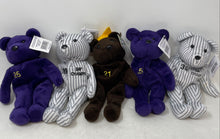 Load image into Gallery viewer, Lot Of 5 Pcs Mixed Variety Salvino's Bamm Beano's 1998 Bear Plush Toys With Tags