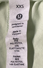 Load image into Gallery viewer, Lululemon Womens Light Green Activewear Drawstring Athletic Shorts Size XXS