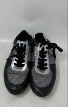 Load image into Gallery viewer, Michael Kors Womens Allie Black And Silver Color Sneaker Shoes Size 10 M