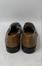 Load image into Gallery viewer, Stacy Adams Signature Mens Black And Brown Leather Formal Loafer Shoes Size 9.5