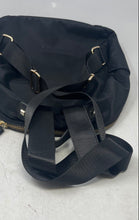 Load image into Gallery viewer, Prune Womens Black Inner Pockets Adjustable Strap Logo Plaque Zipper Backpack