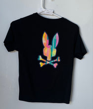 Load image into Gallery viewer, Psycho Bunny Kids Black Crew Neck Short Sleeve Pullover T-Shirt Size 10-12