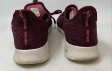 Load image into Gallery viewer, Adidas Womens Cloudfoam Pure B43675 Burgundy Lace-Up Sneaker Shoes Size 10
