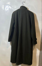 Load image into Gallery viewer, Kristen Blake Womens Green Long Sleeve Collared Pockets Overcoat Size 14