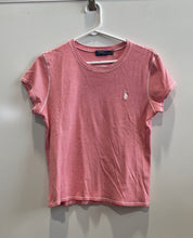 Load image into Gallery viewer, Polo Ralph Lauren Girls Red Striped Cotton Short Sleeve Pullover T-Shirt Size XL
