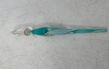 Load image into Gallery viewer, Liska Green Clear Decorative Collectible Glass Calligraphy Dip Pen In Box
