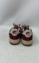Load image into Gallery viewer, Nike Kids Air Force 1 Premium 748981-600 Red Beige Lace-Up Sneaker Shoes Size 6Y
