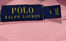 Load image into Gallery viewer, Polo Ralph Lauren Mens Pink Short Sleeve Collared Golf Polo Shirt Size Large
