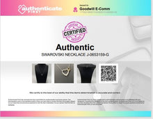 Load image into Gallery viewer, Authentic Swarovski Women's Silver Tone Necklace