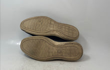 Load image into Gallery viewer, Perry Ellis Mens Coolidge Black Brown Moc Toe Slip-On Loafer Shoes Size 8.5