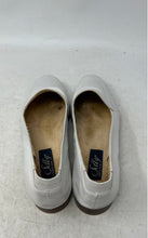 Load image into Gallery viewer, Selly Womens White Soft Genuine Leather Slip-On Low Top Loafer Flat Size 8