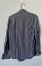 Load image into Gallery viewer, Banana Republic Mens Gray Long Sleeve Collared Button-Up Shirt Size Medium