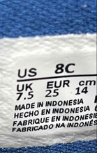 Load image into Gallery viewer, Nike Kids Air Jordan 1 Retro OG High White Blue Lace-Up Sneaker Shoes Size 8C