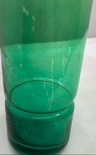 Load image into Gallery viewer, Green Glass Collectible Home Decorative Cylindrical Wide-Flared Top Big Vase