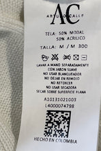 Load image into Gallery viewer, Arturo Calle Womens White Ribbed Knit Short Sleeve Pullover Sweater Size Medium