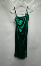 Load image into Gallery viewer, Forever 21 Womens Green Sleeveless Side Slit Pullover Sheath Dress Size S