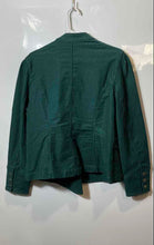 Load image into Gallery viewer, Cabi Womens Green Corduroy Double Breasted Long Sleeve Pockets Military Jacket L