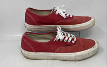 Load image into Gallery viewer, Vans Mens OG Authentic LX 500714 Red White Lace-Up Sneaker Shoes Size 11.5