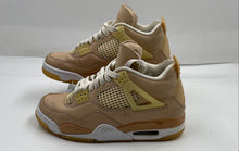 Load image into Gallery viewer, Authentic Nike Womens Air Jordan 4 Retro Shimmer Beige Sneakers Shoes Size 6.5