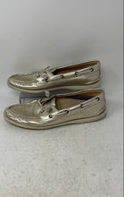 Load image into Gallery viewer, Sperry Womens Coastfish 2-Eye STS81368 Gold-Tone Round Toe Boat Shoes Size 9M