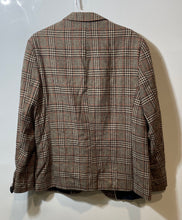 Load image into Gallery viewer, Elie Balleh Mens Brown Plaid Long Sleeve Two-Button Blazer Size L/42-44