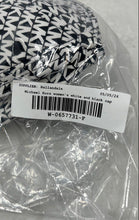Load image into Gallery viewer, Michael Kors Womens White And Black Monogram Adjustable Baseball Cap One Size
