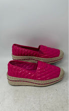 Load image into Gallery viewer, Karl Lagerfeld Paris Womens Beige Pink Quilted Slip-On Espadrille Shoes Size 6.5