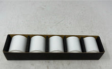 Load image into Gallery viewer, Vintage Japanese Small Cups Ceramic Mt Fuji Tokyo Tower Great In Case 5 Pcs