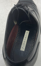 Load image into Gallery viewer, Florsheim Mens Black Leather Cap Toe Lace-Up Derby Dress Shoes Size 8.5