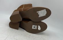 Load image into Gallery viewer, UGG Womens Annie 1095061 Brown Leather Round Toe Block Heel Ankle Booties Size 8