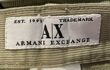 Load image into Gallery viewer, Armani Exchange Mens Beige Flat Front Pockets Straight Leg Chino Pants Size 33