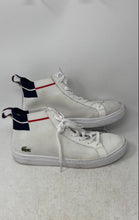 Load image into Gallery viewer, Lacoste Mens LA Piquee Mid 0721 1 CMA White Lace-Up Sneaker Shoes Size 9.5