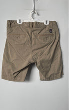 Load image into Gallery viewer, Psycho Bunny Mens Beige Flat Front Pockets Stretch Chino Shorts Size 32