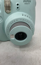 Load image into Gallery viewer, Fujifilm Instax Mini 9 Light Blue 60mm Lens Instant Film Camera Not Tested