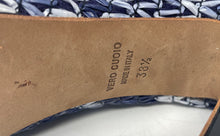 Load image into Gallery viewer, Latitude Femme Womens Navy Blue Vero Cuoio Slip-On Pump Heels Size EU 38.5