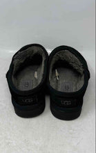 Load image into Gallery viewer, UGG Womens Classic Black Suede Round Toe Casual Slip-On Slipper Size 9