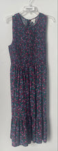 Load image into Gallery viewer, J.Crew Womens Multicolor Printed Floral Tiered A-Line Dress Size Medium