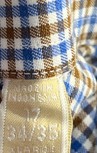 Load image into Gallery viewer, Michael Kors Mens Multicolor Plaid Long Sleeve Dress Shirt Size XL 17 34/35