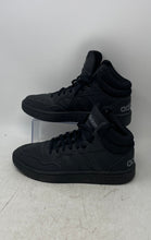 Load image into Gallery viewer, Adidas Mens Hoops 3.0 Mid GV6683 Black Lace-Up Basketball Sneakers Shoes Size 10