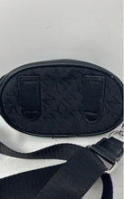 Load image into Gallery viewer, Jones New York Womens Black Monogram Detachable Strap Convertible Crossbody Bag