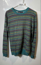 Load image into Gallery viewer, Armani Exchange Mens Multicolor Striped Long Sleeve Pullover Sweater Size M