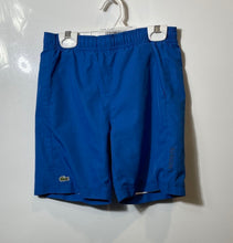 Load image into Gallery viewer, Lacoste Boys Blue Elastic Waist Slash Pocket Tennis Athletic Shorts Size 10