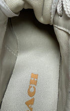 Load image into Gallery viewer, Coach Mens Runner Beige Lace-Up Low Top Sneaker Shoes Size 9.5B