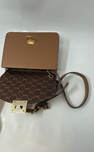 Load image into Gallery viewer, Aldo Womens Light Brown Leather Inner Pocket Shoulder Strap Satchel Handbag