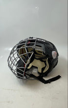 Load image into Gallery viewer, CCM Black Adjustable Chin Strap Ice Hockey Helmet With Face Mask